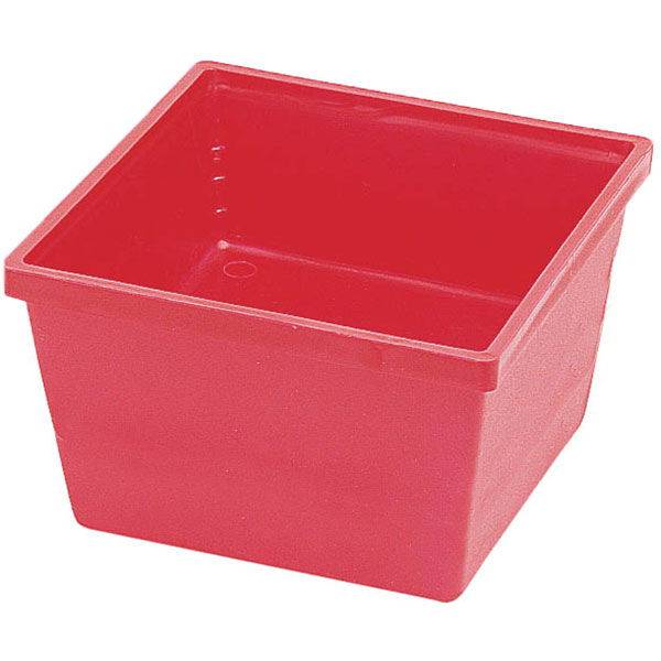 Plastkasse 150x150mm til v&aelig;rkstedsskuffe med h&oslash;jde 100mm, r&oslash;d