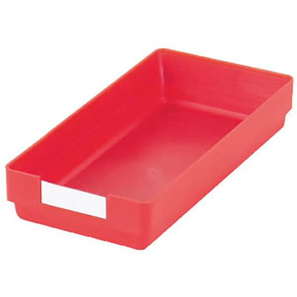 Plastkasse 150x75mm til v&aelig;rkstedsskuffe med h&oslash;jde 50mm, r&oslash;d