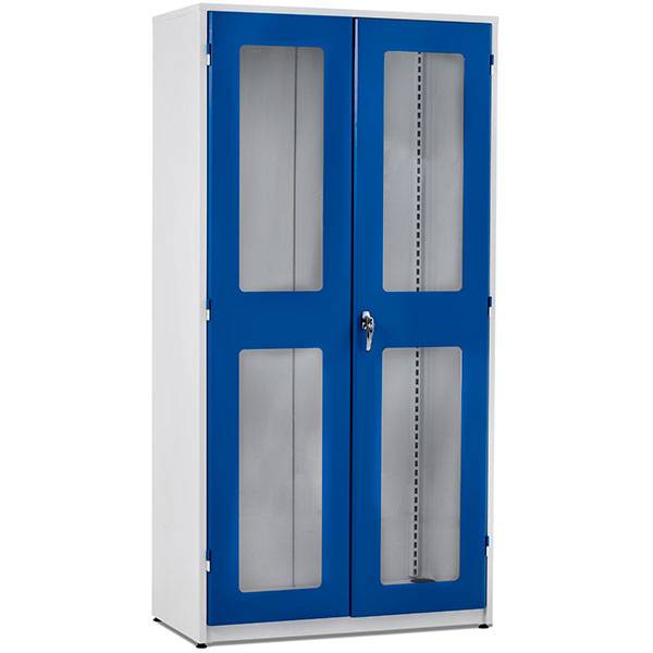 GBP opbevaringsskab i stål 2000x1020x540mm cylinderlås