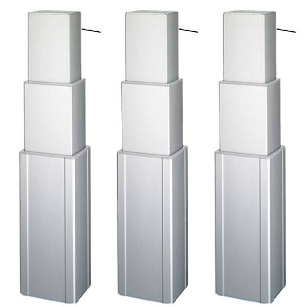 L&oslash;ftes&oslash;jle TL3 3-parallel med udvendig profil ned 700 mm