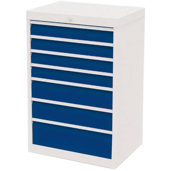 Værksted skuffesektion 1019x680x500mm med 7 skuffer