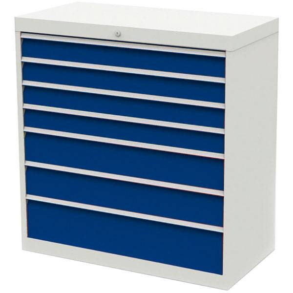 Værksted skuffesektion 1019x980x500mm 7 skuffer
