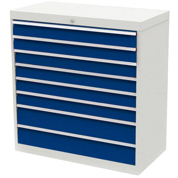 V&aelig;rksted skuffesektion 1019x980x500mm 8 skuffer