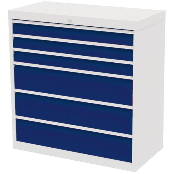 Værksted skuffesektion 1019x980x500mm 6 skuffer