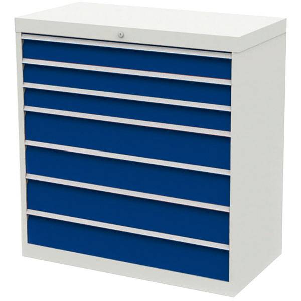 V&aelig;rksted skuffesektion 1019x980x500mm 7 skuffer