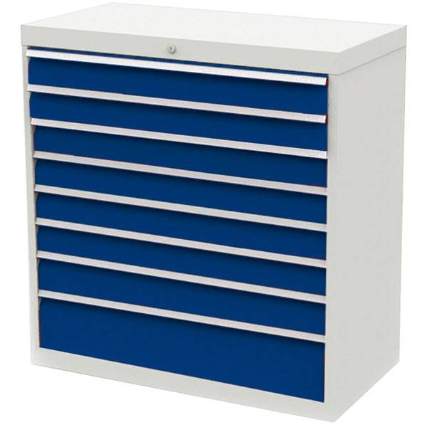 V&aelig;rksted skuffesektion 1019x980x500mm 8 skuffer