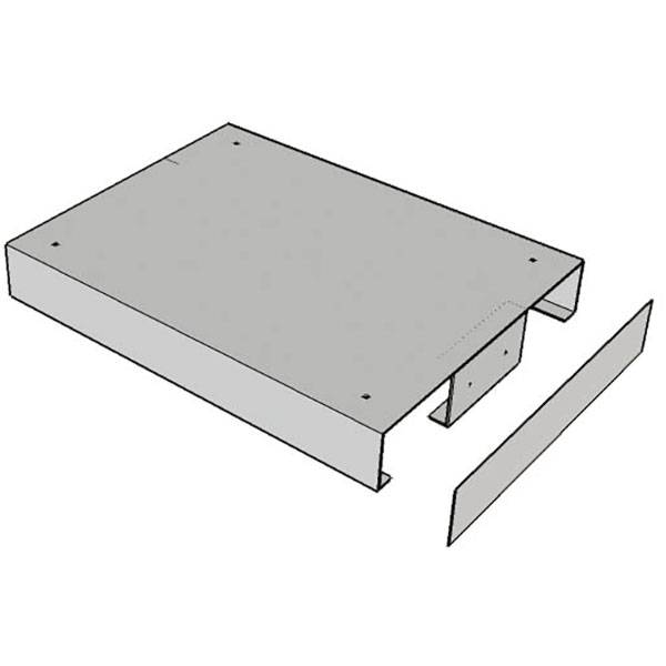 V&aelig;rksted trucksokkel til skuffesektion 980x500mm