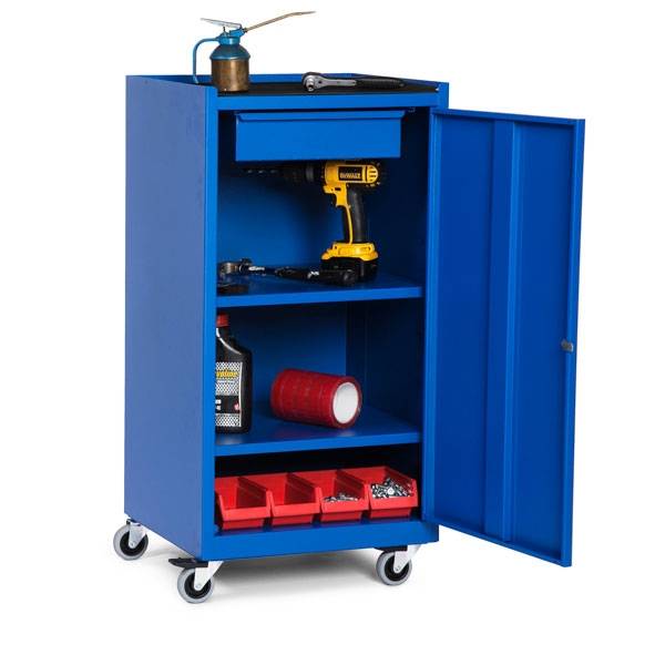 ErgoLille komplet værktøjsvogn 1000x500x450mm blå