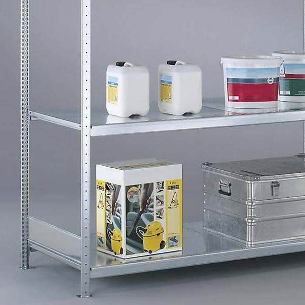 Hyldeplan til Boltless universalreol med st&aring;lhylder 2500x800mm