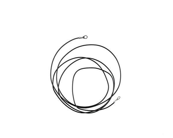 ESD jordingskabel p&aring; 2 meter - RK 0,75mm2 med ringkabelsko