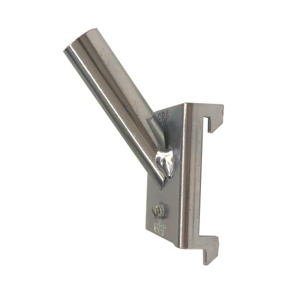 R&oslash;rholder 50x9mm til perforerede v&aelig;rkt&oslash;jstavler, pakke &aacute; 2 stk. 