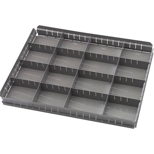 Skuffeindretning i metal til GBP v&aelig;rkstedsvogne 90x347x415mm 