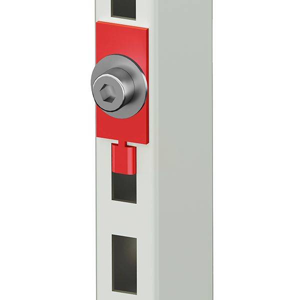 Sikkerhedsstop til perforerede søjler, pakke á 2 stk. 