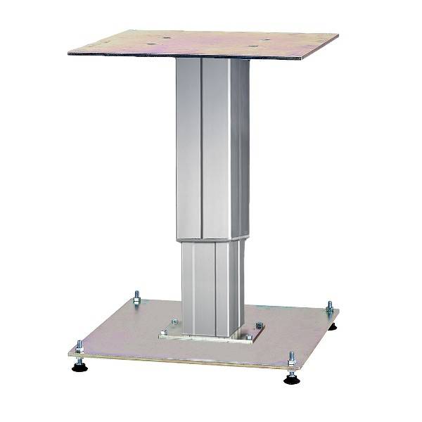 ErgoSingel TL18 workstation med top- og gulvplade 495x495 mm