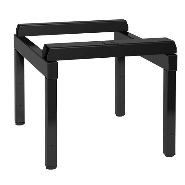 Benramme til garderobeskab 800x550x320mm sort