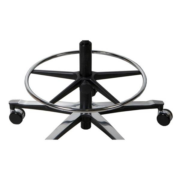 Fodring til kontorstol Malmstolen, &Oslash;500 mm, sort poleret