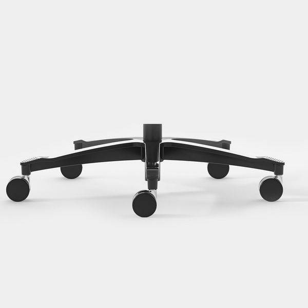 Hjulkryds til kontorstol Malmstolen, &Oslash;720 mm, poleret aluminium