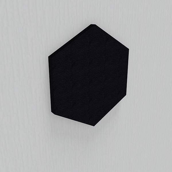 Lydabsorbent Honey EcoSUND til v&aelig;g 60x52x4cm, sort