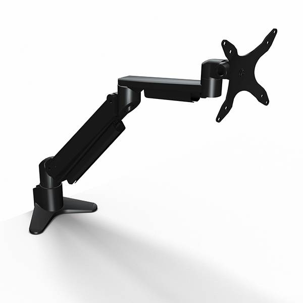 Sk&aelig;rmholder Zap med mekanisk fjeder og kabelholder, sort