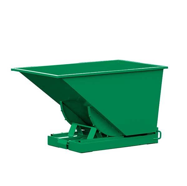 Tipcontainer Std 600 liter 2000 kg CE-m&aelig;rket i gr&oslash;n
