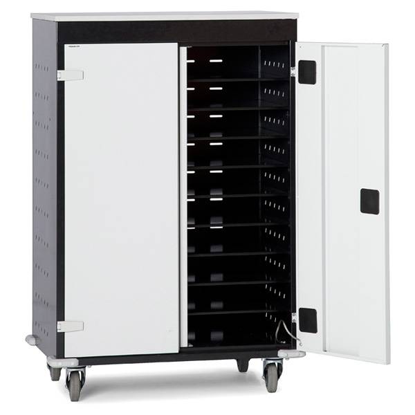 PC opladningsskab på hjul med 20 rum 1250x920x500mm