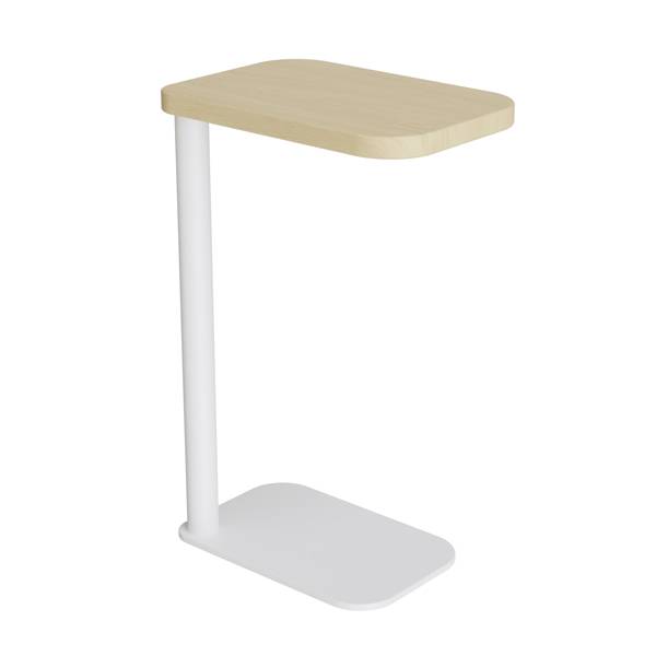 Laptopbord Xakt i massiv ask med hvidt stel 