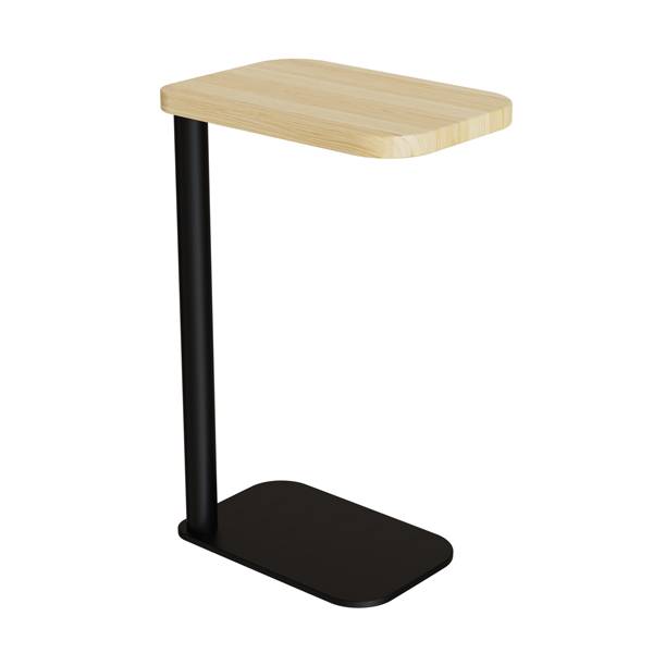 Laptopbord Xakt i massiv ask med sort stel 