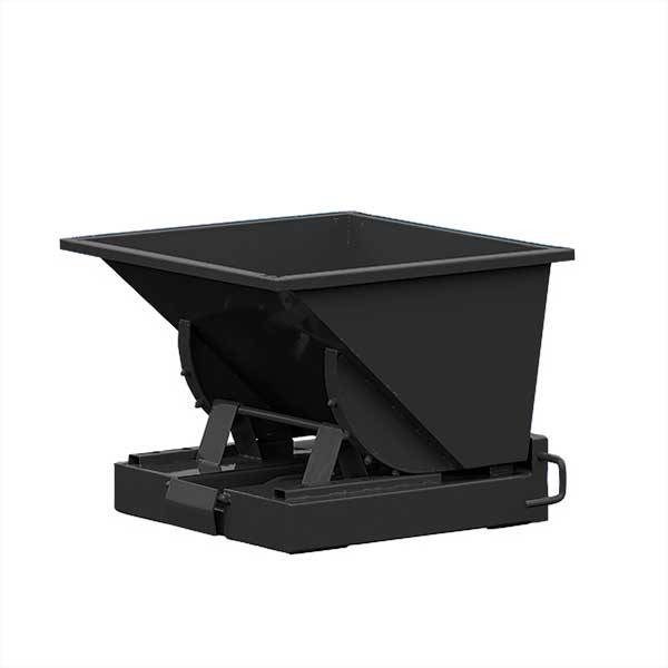 Tipcontainer Std 150 liter 1200 kg CE-m&aelig;rket i sort