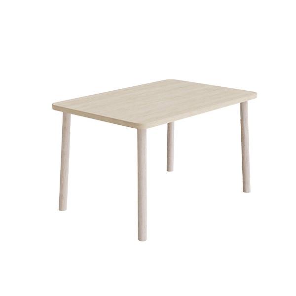 Add Wood bord 120x80cm h&oslash;jde 72cm med hvidpigmenteret eg