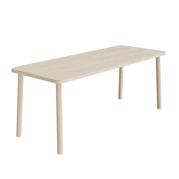 Add Wood bord 180x70cm h&oslash;jde 72cm med lydabsorberende eg