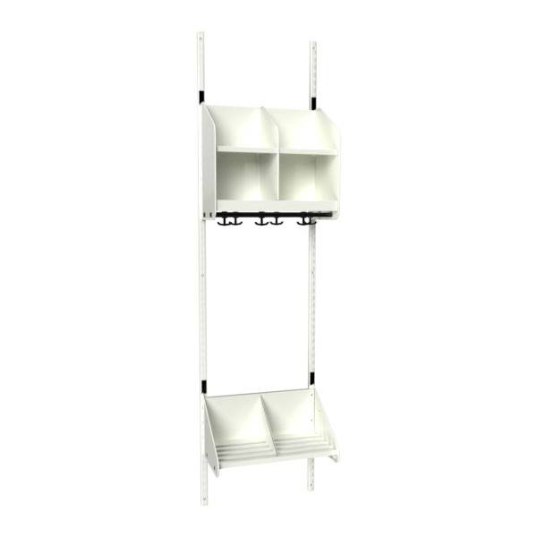 BST garderobe startsektion model A med 2 pladser 500mm hvid