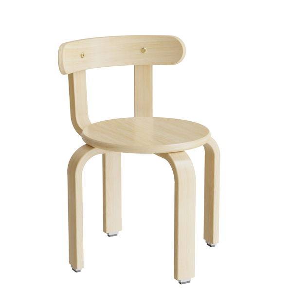 Oscar taburet, s&aelig;de i birk laminat, ben og ryg i birkefin&eacute;r, h&oslash;jde 33cm 