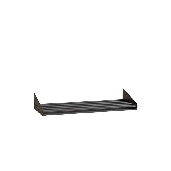 Adde børnegarderobe skohylde 750mm bred i mørkgrå metal