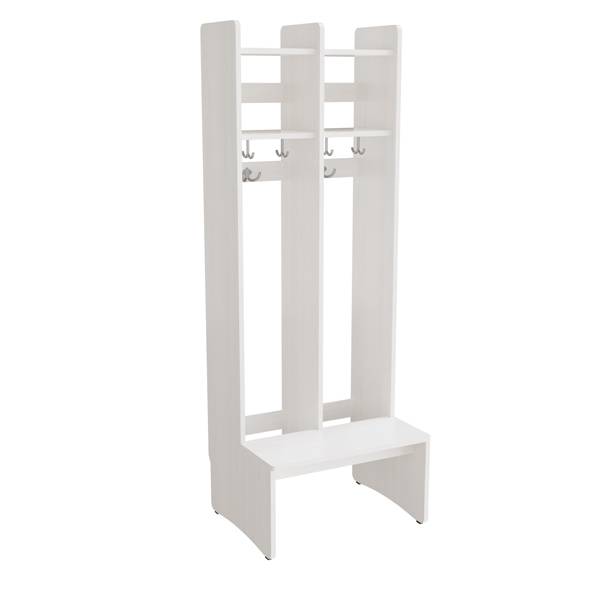 Eira Light garderobe gulvmodel med 2 rum bredde 280mm hvid