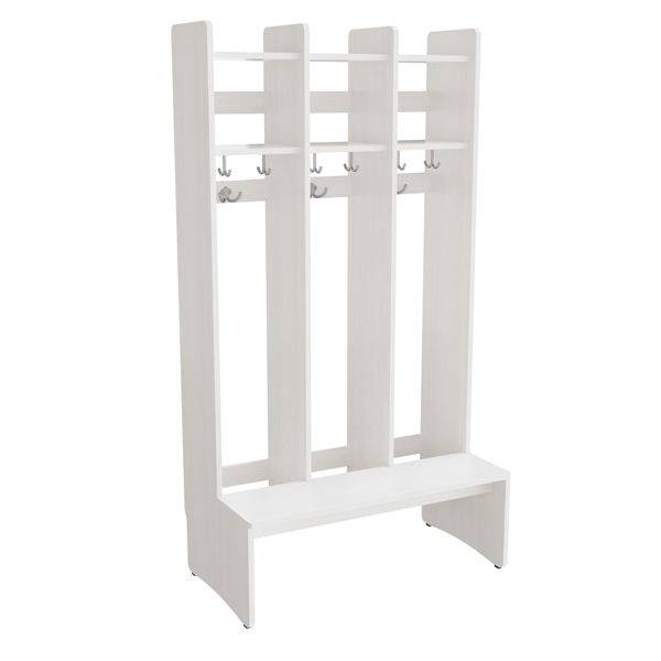 Eira Light garderobe gulvmodel med 3 rum bredde 250mm hvid