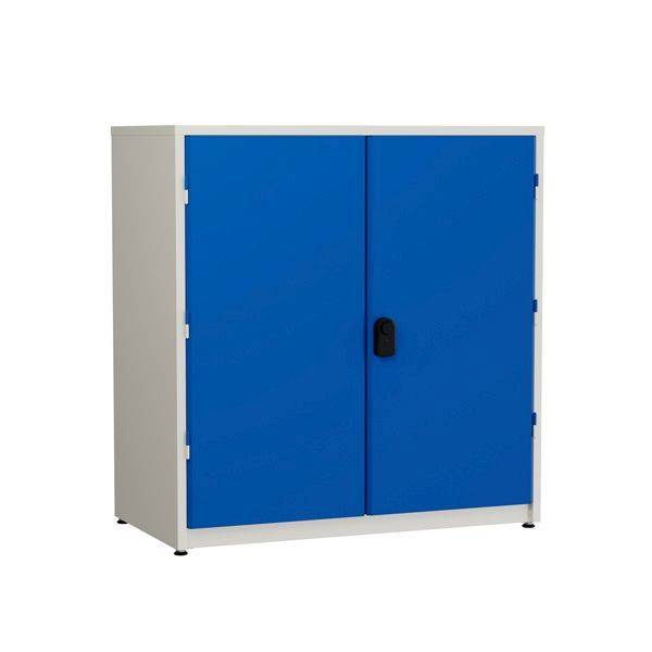Værktøjsskab GBP 1070x1020x540mm med flexLock og blå døre