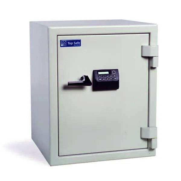 Brandsikkert dokumentskab ES 065 669x549x507mm, gr&aring;hvidt 