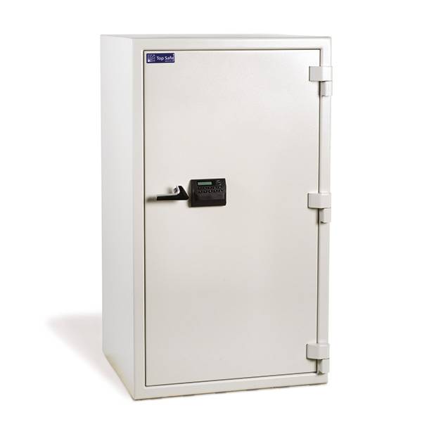 Brandsikkert dokumentskab ES 200 1282x737x630mm, gr&aring;hvidt 