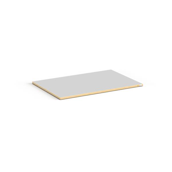 ESD bordplade 24mm 1200x800mm i lys grå linoleum