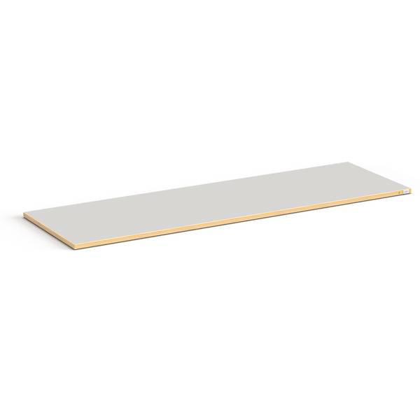 ESD bordplade 24mm 2000x620mm i lys grå linoleum