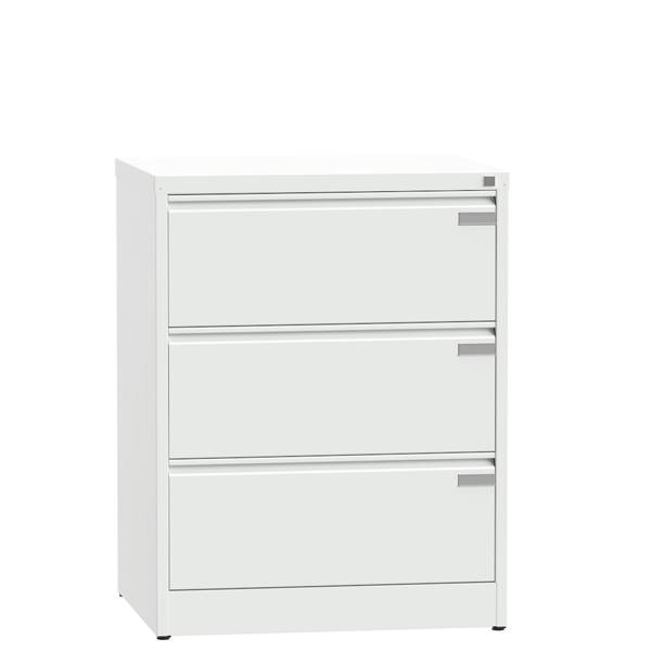 Arkivkabinet ASM A4 med 3 skuffer 940x950x435mm hvid