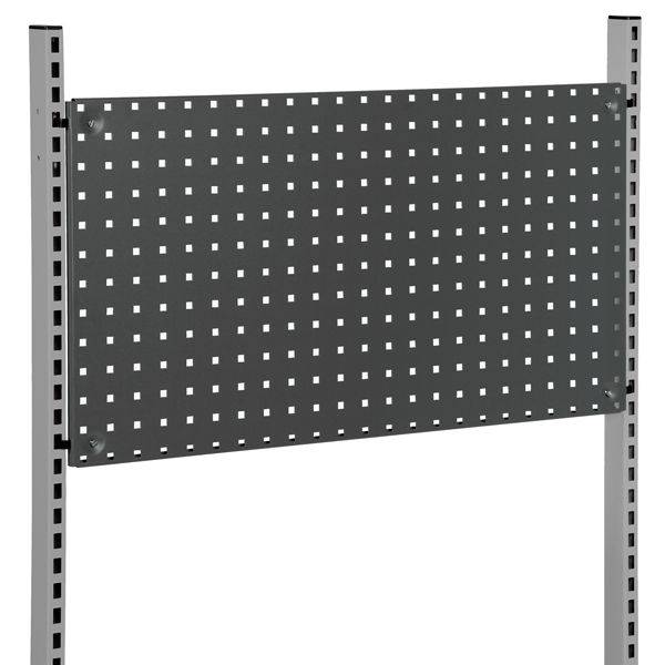 V&aelig;rkt&oslash;jstavle perforeret c/c 670mm gr&aring;