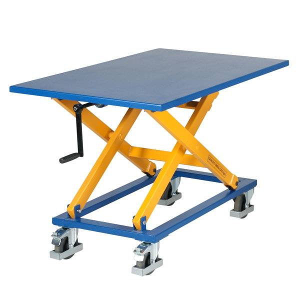 Mobilt l&oslash;ftebord LBM manuelt 115x75 cm - kapacitet 300 kg