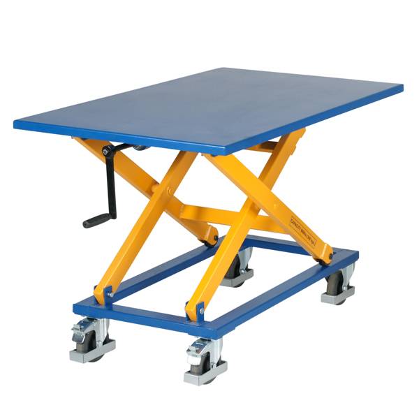 Mobilt l&oslash;ftebord LBM manuelt 115x75 cm - kapacitet 300 kg