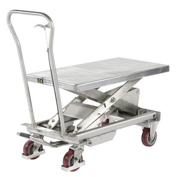 Mobilt l&oslash;ftebord MLT 101x52 cm - kapacitet 500 kg