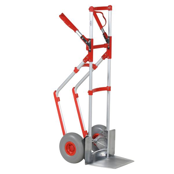 S&aelig;kkevogn i aluminium med glideskinner - kapacitet 250 kg