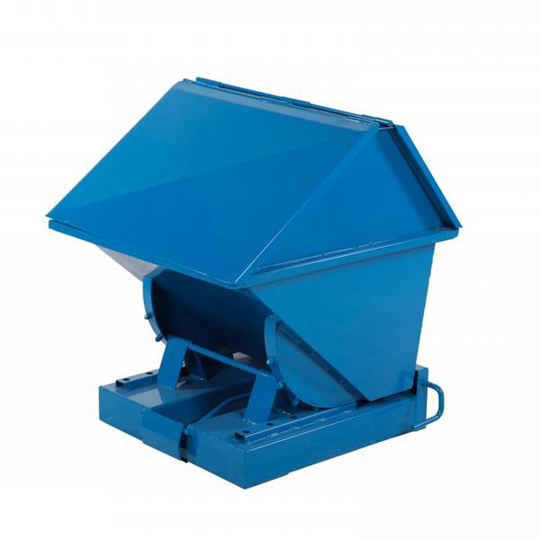 Tipcontainer High 200 Liter 1200 Kg Ce-Mærket I Blå