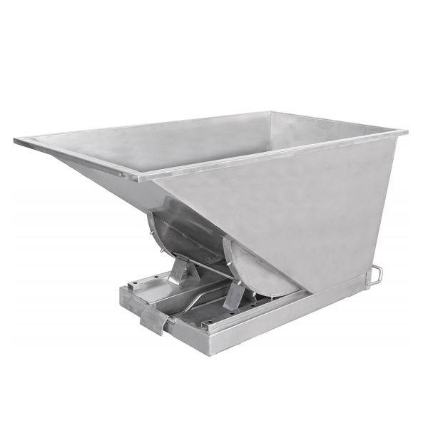 Tipcontainer SS316 300 liter 600 kg CE-m&aelig;rket i rustfrit st&aring;l 