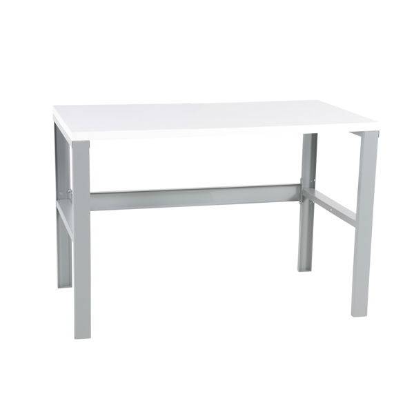 Arbejdsbord IWE1med hvid laminat bordplade 1500x750mm