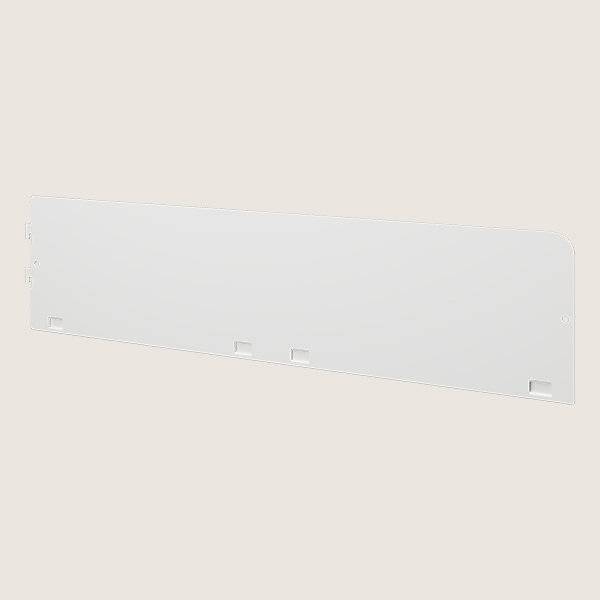 aLTI overkonsol til st&aring;lhylde 600mm venstre side, hvid
